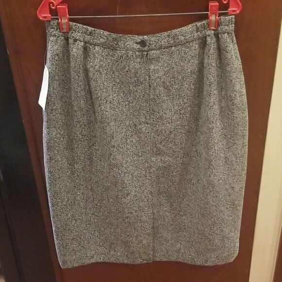 New Sag Harbor Tweed Skirt Size 16 - Picture 3 of 6